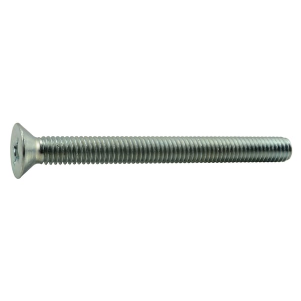 Midwest Fastener 3/18"-16 x 4 in Phillips Flat Machine Screw, Zinc Plated Steel, 6 PK 37844 - main